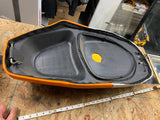Scooter Seat Orange White 125 150 200 250 400 650? Wolf? New!