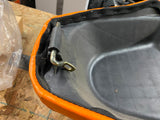 Scooter Seat Orange White 125 150 200 250 400 650? Wolf? New!