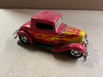 1998 6.5" L Racing Champions “32 Ford Coupe” Red With Flames HOTROD