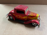 1998 6.5" L Racing Champions “32 Ford Coupe” Red With Flames HOTROD