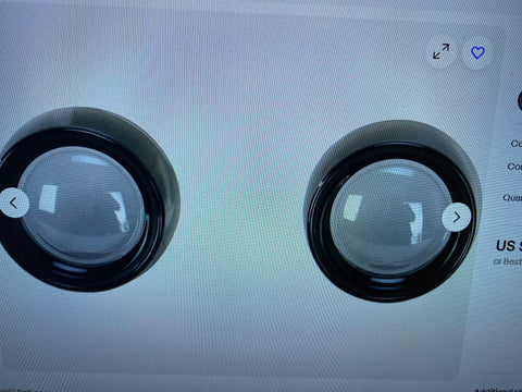 Deep-Dish Bezels Smoke Lens Bullet Turn Signals Harley Sportster Dyna Touring FL