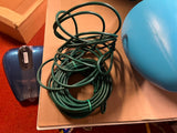 Vtg Large Lot of 6 Green & Blue Christmas Bulb Blow Molds 20" Jumbo