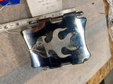 Stainless Flame Cut Luggage Rack Harley Sportster 1986-03 Cobra Kuryakyn custom
