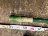 Vtg Green Carninval Stick Cane Drum Batton Marching Souvenir Parade Staff Wood!