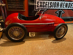 Giordani American Retro Ferrari 500 Pedal Car Grand prix racer F2 Oil Gas Cave!