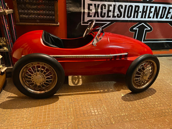 giordani ferrari pedal car Giordani American Retro Ferrari 500 Pedal Car Grand prix racer F2 Oil – cyclewarehouse.online