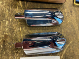 OEM Streamliner Footpegs Harley Street Glide Sportster Dyna Highway Chrome Pegs