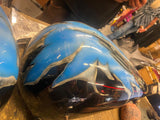 Custom Paint Airbrush Gas tanks Fatbob Harley Shovelhead F16 Viper fighting Falc