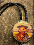Vtg John Wayne Bolo Tie Collectible The Duke Western Clothing Fan Memorabilia