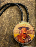 Vtg John Wayne Bolo Tie Collectible The Duke Western Clothing Fan Memorabilia