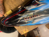 Custom Paint Airbrush Gas tanks Fatbob Harley Shovelhead F16 Viper fighting Falc