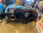 Custom Paint Airbrush Gas tanks Fatbob Harley Shovelhead F16 Viper fighting Falc