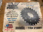 Front Sprocket 24 Tooth Harley Chain Drive Conversion Softail Dyna Touring 2006^