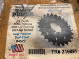 Front Sprocket 24 Tooth Harley Chain Drive Conversion Softail Dyna Touring 2006^