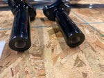 4" Black Handlebar Risers OEM Harley Sportster Dyna FXR chopper Straight Factory