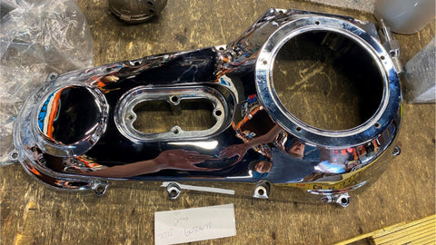 Harley Outer Primary Cover Softail Dyna OEM Chrome 99-06 Twin Cam 60506-99 Clean
