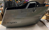 Right CVO Saddlebag Dark Platinum Silver Lower Harley Touring Street Glide 2024^