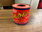 VTG Antique 1930s Mule Kick Waste Pipe Cleaner 12oz Graphic Tin Can