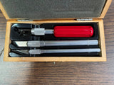 X-ACTO Products Knife Set 3 Knives 10 blades Wooden Carrying Case Sharpener