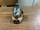 VTG Yugioh Key Chain Blue Eyes White Dragon Vintage 1996 Yu Gi Oh Anime Manga