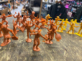 Marx Cowboys Indians Alamo Play set Soldiers American History Vtg Toys Lot!
