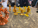 Marx Cowboys Indians Alamo Play set Soldiers American History Vtg Toys Lot!