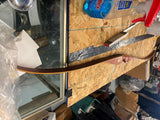 Bear Glass Powered Tigercat Vtg Recurve Bow Brown 45# 62" Archery Hunting!