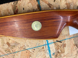 Bear Glass Powered Tigercat Vtg Recurve Bow Brown 45# 62" Archery Hunting!