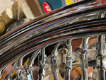 18X5.5 FAT SPOKE REAR WHEEL 25MM HARLEY SOFTAIL  CHOPPERS 200 TIRE CUSTOM CHROME