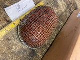 Vtg Alphabet Oval Mesh Air Cleaner Harley Panhead Flathead Linkert Carb chopper!