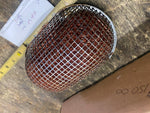 Vtg Alphabet Oval Mesh Air Cleaner Harley Panhead Flathead Linkert Carb chopper!