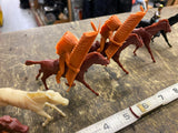 Marx Horses Mounted Cowboy Indian Toy Soldiers Vtg Calvary Fort Apache Lot!