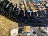 18X5.5 FAT SPOKE REAR WHEEL HARLEY TOURING FLH 2009^ CUSH STREET ROAD GLIDE KING
