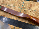Bear Glass Powered Tigercat Vtg Recurve Bow Brown 45# 62" Archery Hunting!