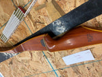 Bear Glass Powered Tigercat Vtg Recurve Bow Brown 45# 62" Archery Hunting!