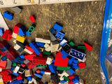 Vtg Lego building toys Lot Bricks Blocks Base Plates Large Small Colors Mixed !