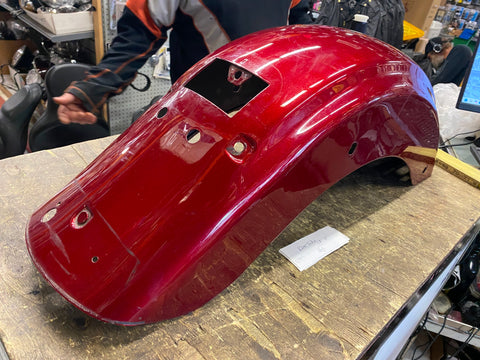 Rear Fender Red 2009^ FLH Touring Ultra Classic Road King Harley OEM Glide