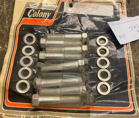 Colony #7713-20 Head Bolt Set CAD 1936-1939 Harley-Davidson Knucklehead EL