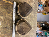 20's AGA Marine Nautical Lantern Railroad Light Reflector Louvered amber 4.5" PR