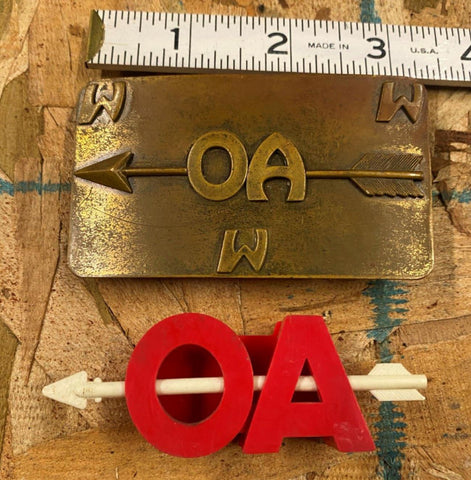 Vtg Boy Scouts Belt Buckle Order of the Arrow OA HOnor Society Novak Collectble