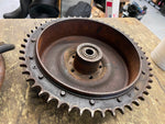 OEM Rear Brake Drum Plate wheel cylinder shoes 1967-72 Shovelhead Juice FLH FX