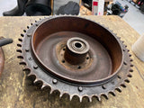 OEM Rear Brake Drum Plate wheel cylinder shoes 1967-72 Shovelhead Juice FLH FX