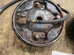 OEM Rear Brake Drum Plate wheel cylinder shoes 1967-72 Shovelhead Juice FLH FX