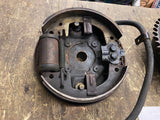 OEM Rear Brake Drum Plate wheel cylinder shoes 1967-72 Shovelhead Juice FLH FX