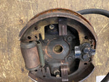 OEM Rear Brake Drum Plate wheel cylinder shoes 1967-72 Shovelhead Juice FLH FX