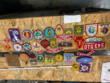 Boy Scouts Sash Conclave Patches awards Allegheny trails Nemacolin Kiasutha 70's