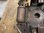 OEM Rear Brake Drum Plate wheel cylinder shoes 1967-72 Shovelhead Juice FLH FX