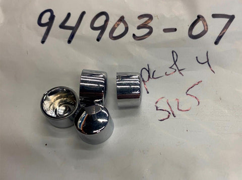 Harley OEM Chrome Bolt Cap Cover 94903-07 1/4" Engine Motor Dress Up Auto Truck