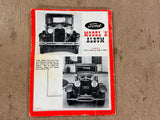 Vintage April 1960 First Edition Ford Model A Album Photo Book Manual