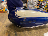 Factory Gas Fuel Tank Yamaha LS-2 LS2 Two Stroke Twin 100cc Vtg Clean inside